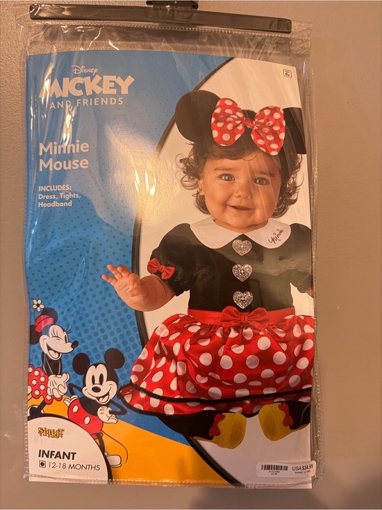 Spirit Other - Spirit Disney Minnie Mouse Infant Dress & Headband Set - Red, White, Black
